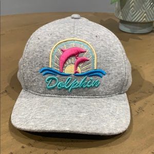 Pink dolphin suede snap back brand new